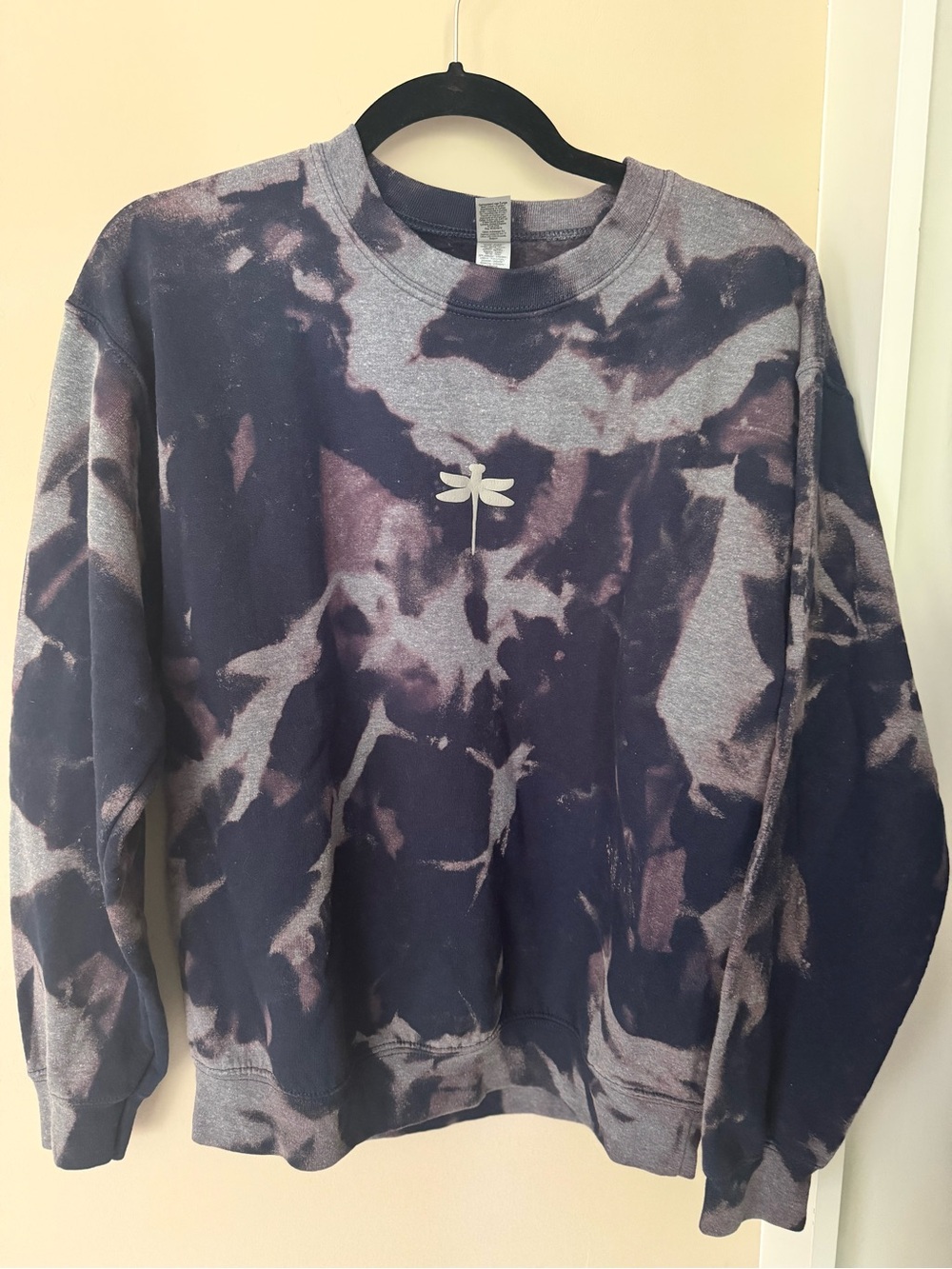Tie-Dye Dragonfly Crewneck Sweatshirt